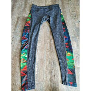 LuLa Roe Simply Comfortable Leggings/Active Wear/Apparel Gray/Green Size Small